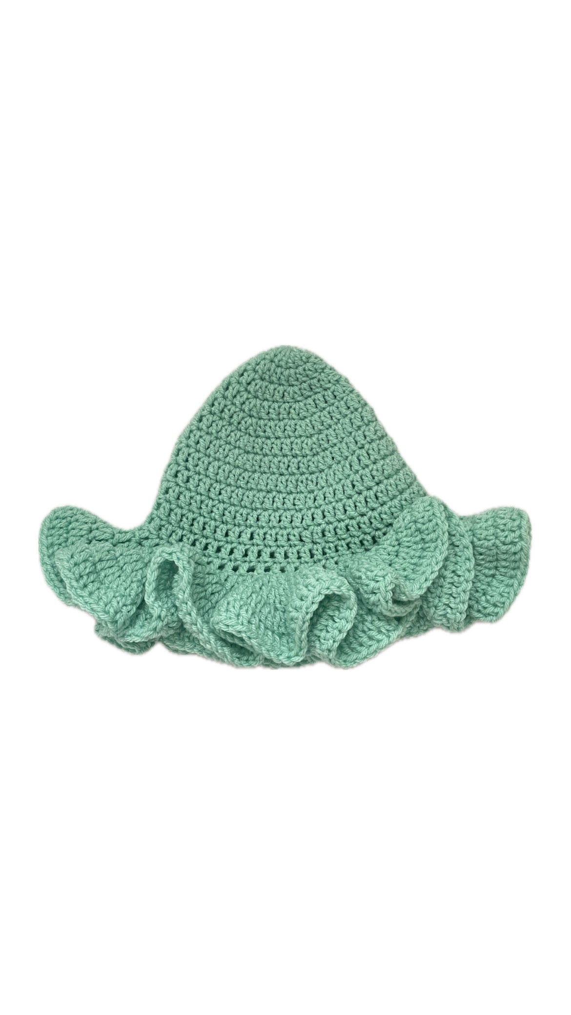 OCEAN ruffle hat
