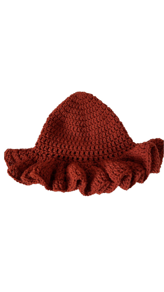 CINNAMON APPLE Ruffle Hat
