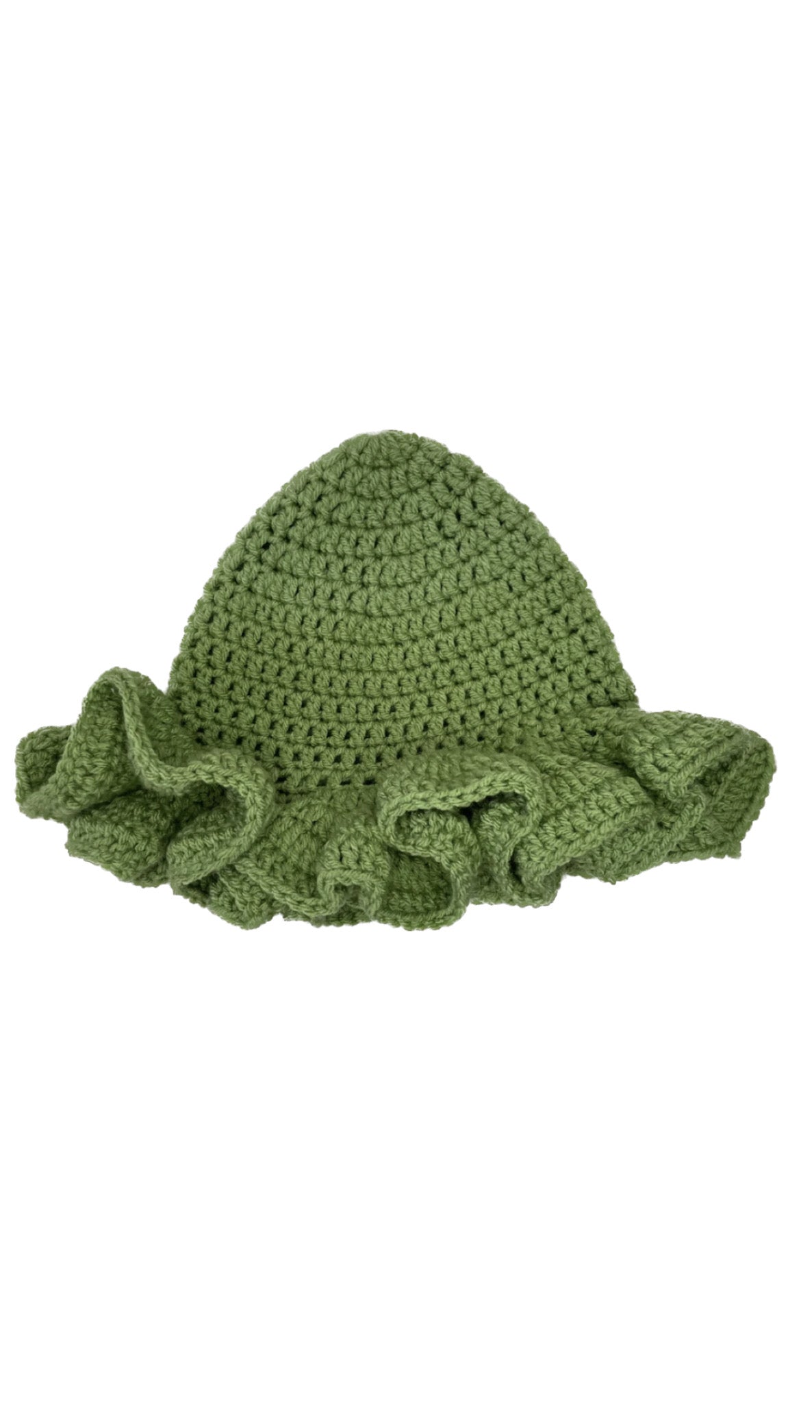 SAGE GREEN Ruffle Hat