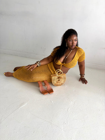 AMYA maxi skirt set